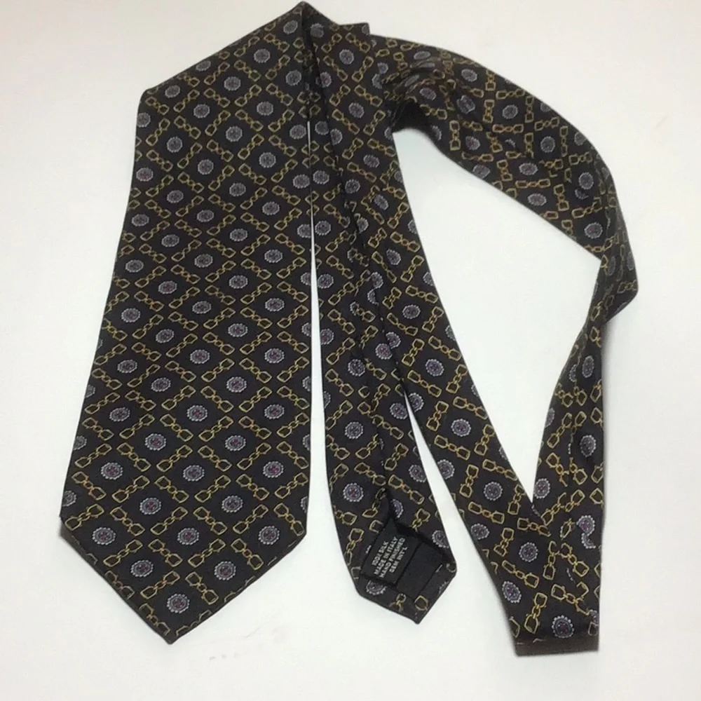 Authentic Gucci Horsebit Neck Tie BLK Gold…